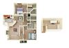 Madison 2 Bed 2 Bath Floor plan Madison 2 Bed 2 Bath Floor plan at Fortress Grove, Tennessee, 37128